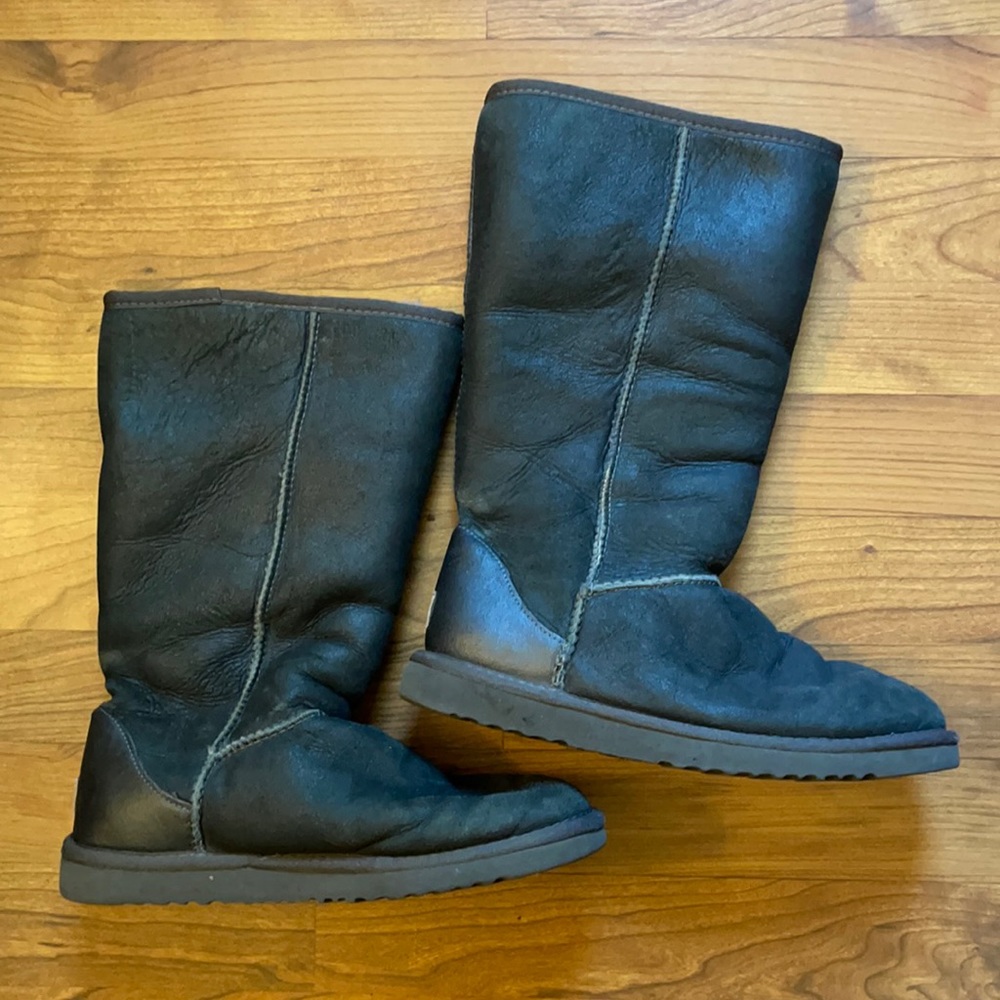 Metallic Navy Ugg Boots